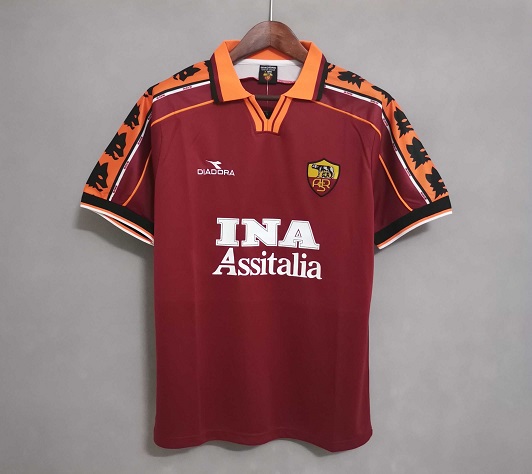 AAA Quality Roma 98/99 Home Soccer Jersey